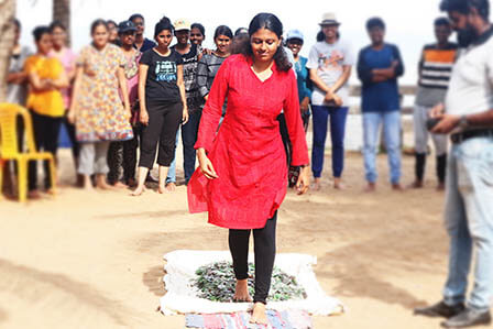 Glass Walk Activity in India