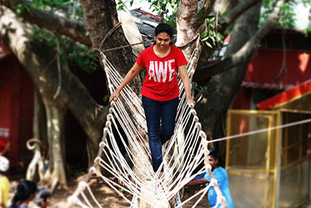 Burma Bridge Activity in India