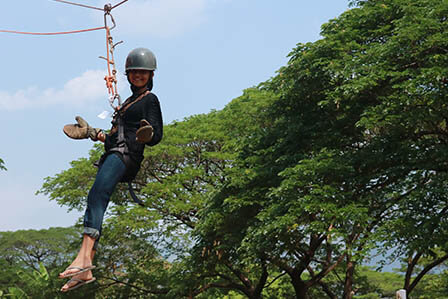 Zipline Adventure Activity in India