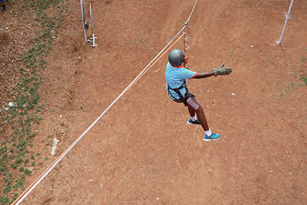 Zipline Adventure Activity in India