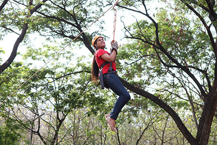 Zipline Adventure Activity in India