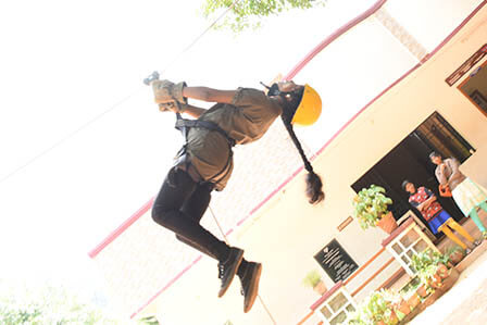 Zipline Adventure Activity in India