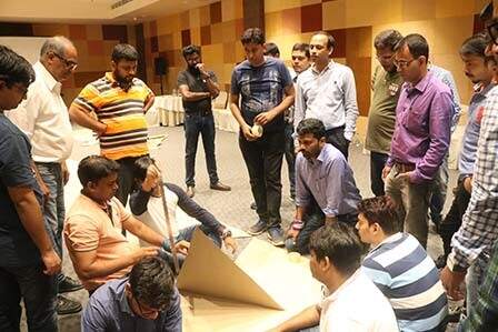 Pyramid Team Building Challenge