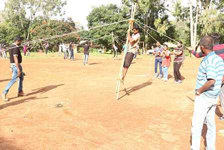 A-Frame Team Building Challenge