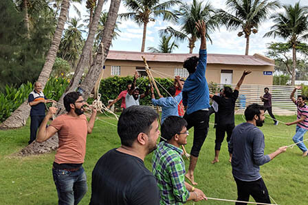 A-Frame Team Building Challenge