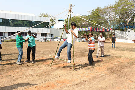 A-Frame Team Building Challenge