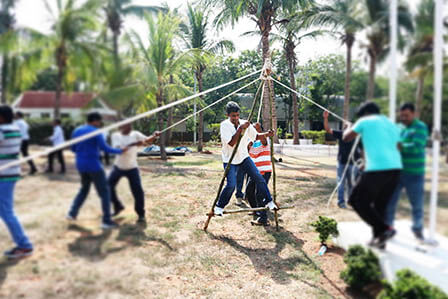 A-Frame Team Building Challenge