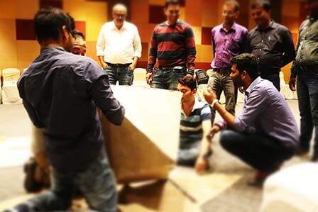 Pyramid Team Building Challenge