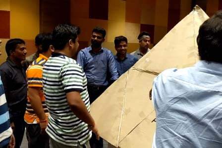 Pyramid Team Building Challenge