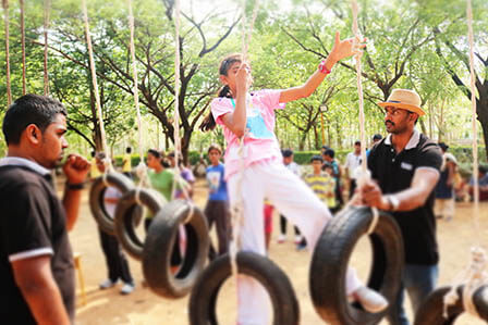 Tarzan Swing Team Building Activity