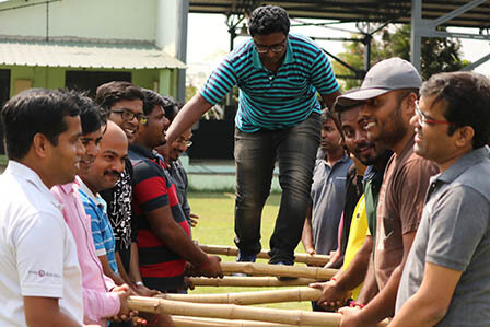 Human Ladders Team Building Activity