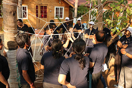 Spider Web Team Building Activity