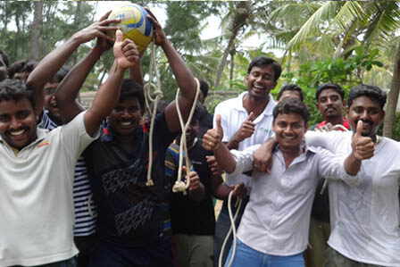 Double Soccer a Team Building