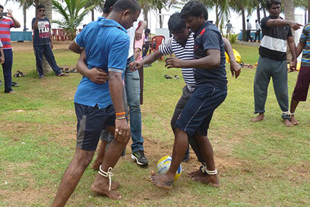 Double Soccer a Team Building