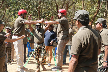 Twin Rope Walk Team Building