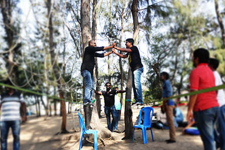 Twin Rope Walk Team Building