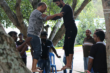 Twin Rope Walk Team Building