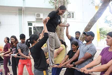 Yurt Circle Team Building