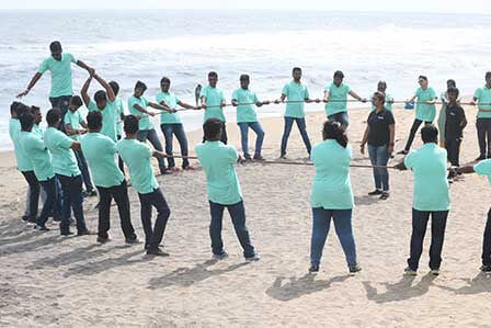 Yurt Circle Team Building