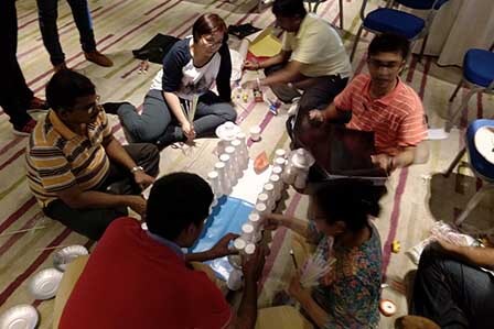 Bridge Building Team Activity