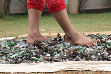 Glass Walk Activity in India