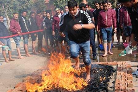 Fire Walk Activity in India