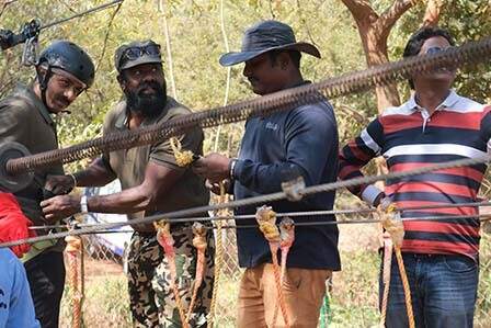 Burma Bridge Activity in India