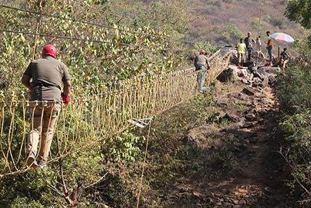 Burma Bridge Activity in India