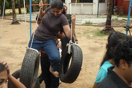 Tarzan Swing Team Building Activity