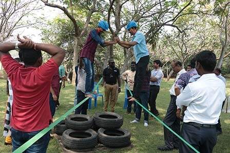 Twin Rope Walk Team Building