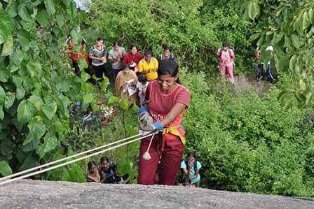 Rock Climbing Activity in India