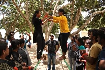 Twin Rope Walk Team Building