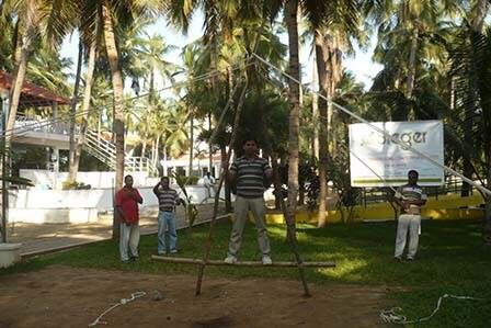 A-Frame Team Building Challenge