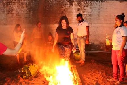 Fire Walk Activity in India
