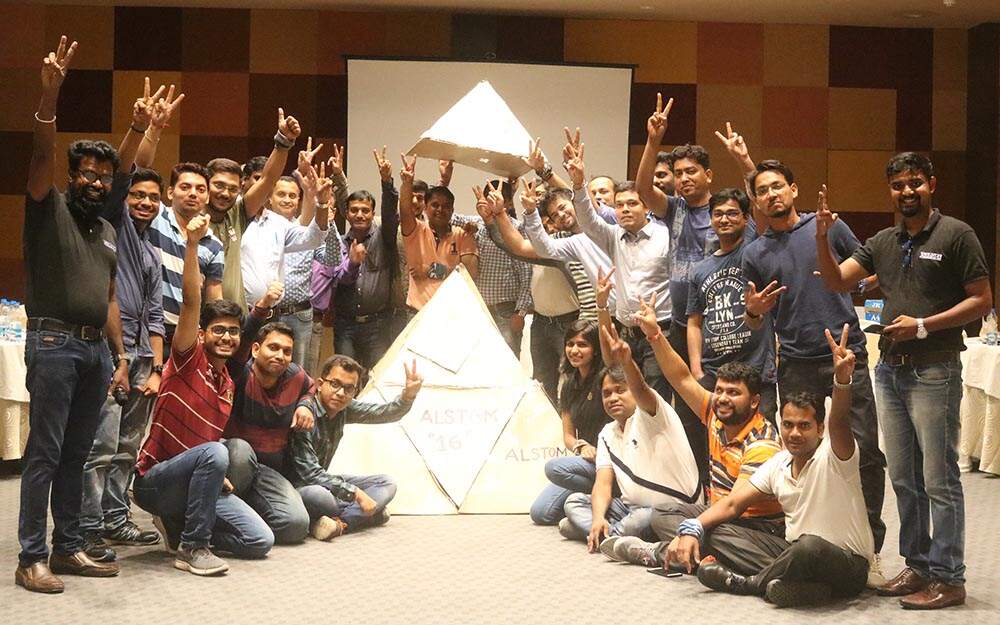 Pyramid Team Building Challenge