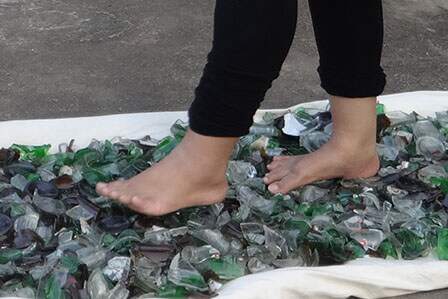 Glass Walk Activity in India