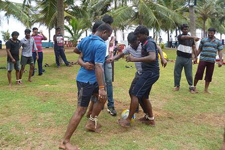 Double Soccer a Team Building