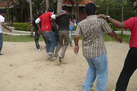 Double Soccer a Team Building