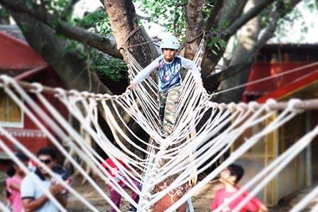 Burma Bridge Activity in India